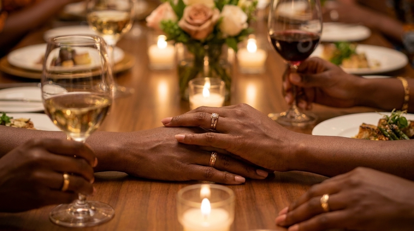 Every one of them was wearing a ring